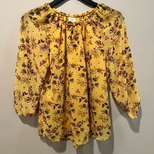 Girls yellow blouse